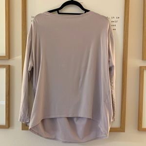Light Purple Long Sleeve Lululemon Top